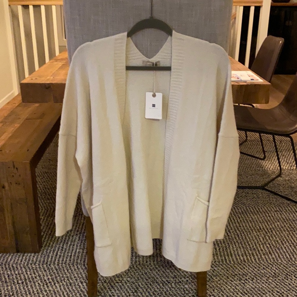 NEW W TAGS CREME CARDIGAN!